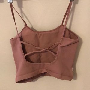 Free People Movement crossback crop tank